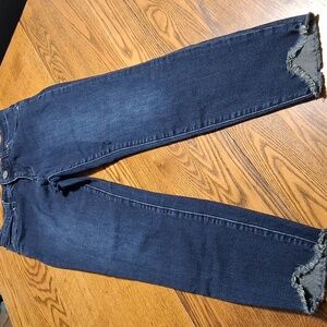 KUT FROM THE KLOTH Jeans Womens 4 BLUE CARLO HIGH RISE Preowned Ankle